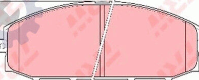 Brake pads GDB3222 TRW for NISSAN PATROL GR Mk II Wagon