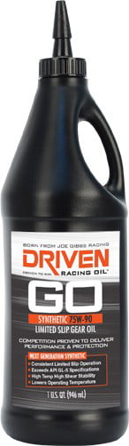 Joe Gibbs Driven Racing LSD Synthetic Gear / Transmission Oil 75W90 1Qt 0.946 L