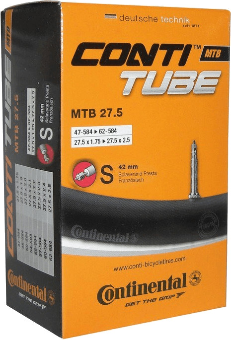 Continental 27.5 x 1.75 - 2.50 Inner Tube 42mm Presta / French Valve