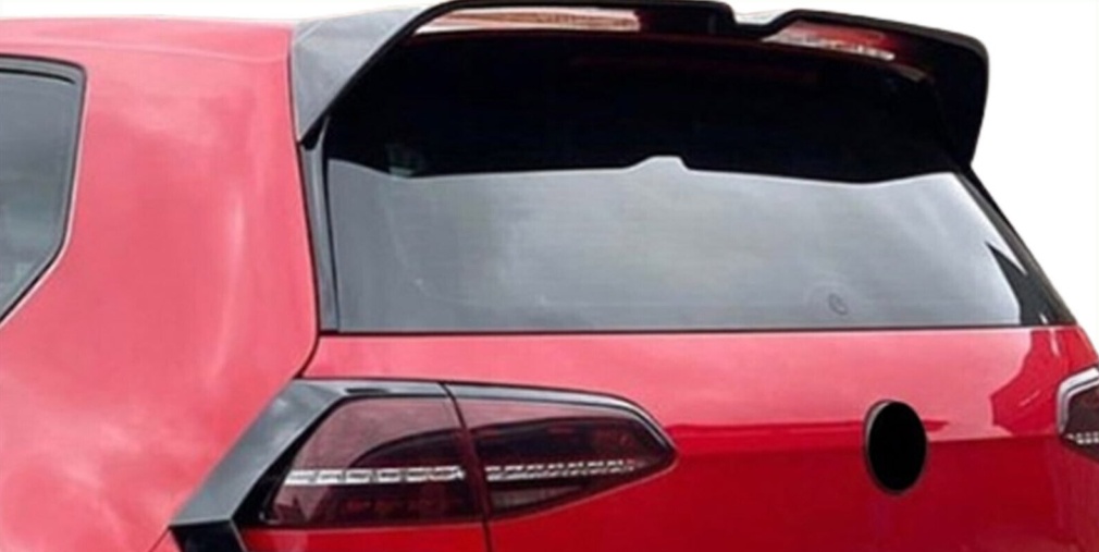 Rear Roof Boot Spoiler Gloss Black Fits VW Golf MK7 MK7.5 2013-2020
