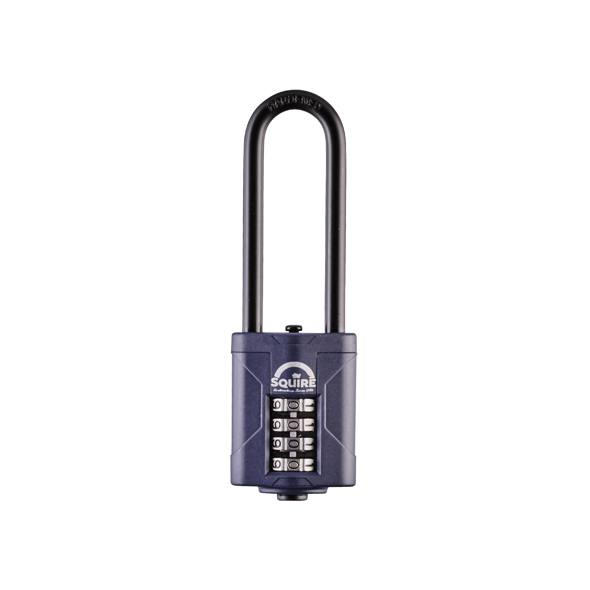 Squire CP40/2.5 Combination Padlock 4-Wheel 40mm Extra Long Shackle