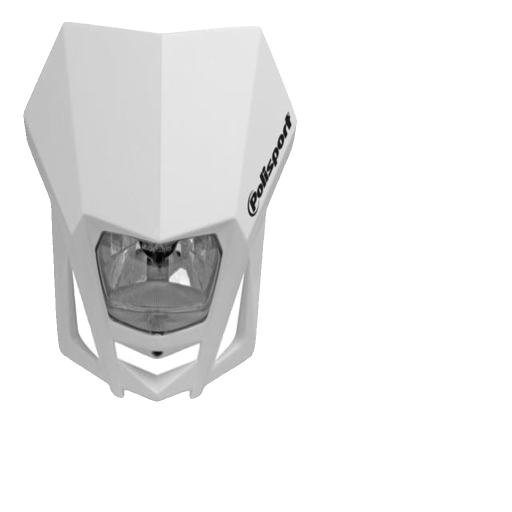 Free Shipping Polisport LMX White Mask For Motorcycle Parts Accessories