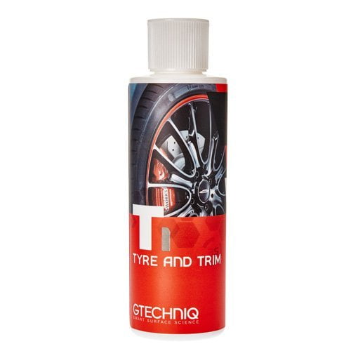 Gtechniq Black T1 Durable Tyre Gel For Car Tyre Shine, Car Wheel Cleaner Repels Water, Dirt And Grime, Restores Tyre Finish, Anti-Sling Formula, 100%