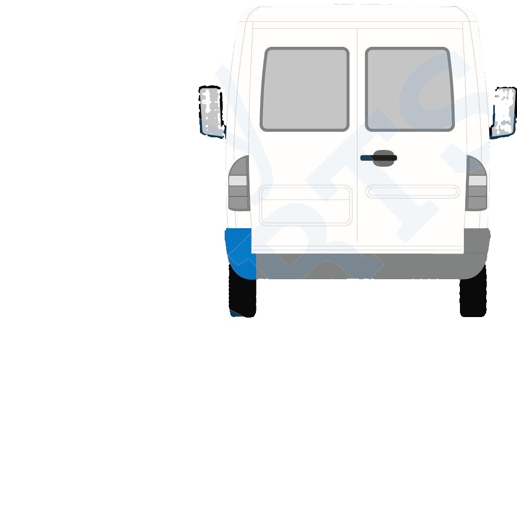 MERCEDES SPRINTER 1995-2006 REAR BUMPER / LEFT