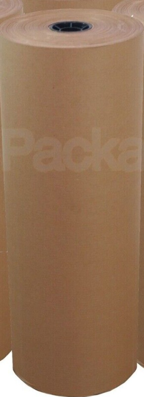 500mm x 200M x 4 BROWN KRAFT WRAPPING PAPER ROLLS 88gsm
