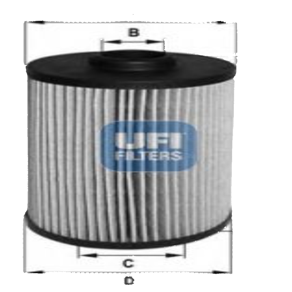 25.038.00 UFI FILTRO OLIO PER BMW X5 4.4 -02