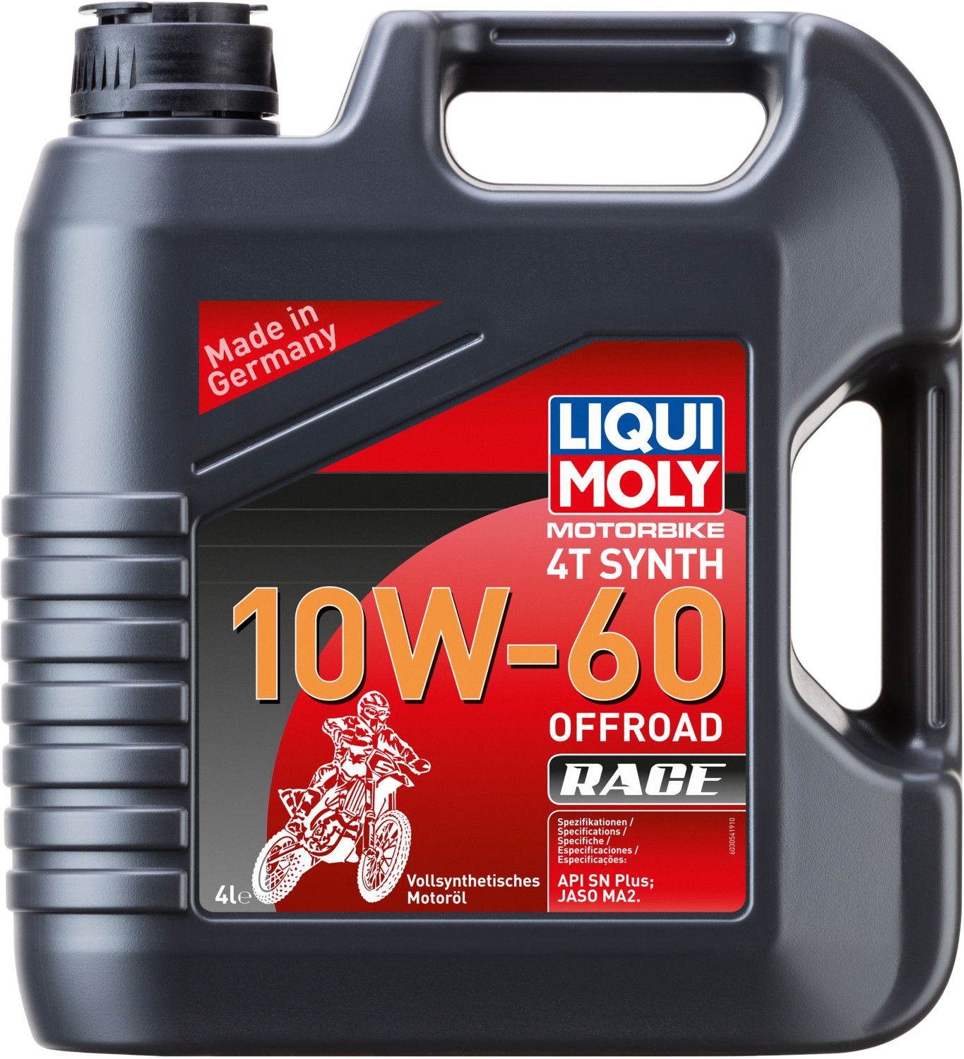 Liqui Moly Synthetic 4T 10W-60 Off-Road Racing Engine Oil 4L