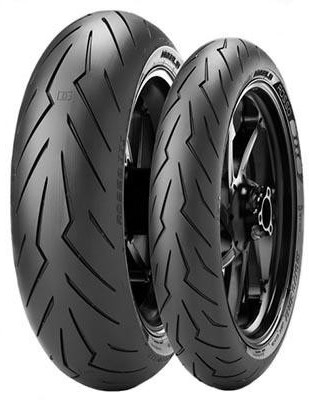 1 x 110/70 R17 54H TL Pirelli Diablo Rosso III Motorcycle Tyre - Front
