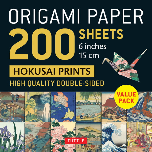 Tuttle Publishing Origami Paper 200 Sheets Hokusai Prints 6" (15 Cm): Tuttle Origami Paper: Double-Sided Origami Sheets Printed With 12 Different Designs (Instructions For 5 Projects Included) - Image 2