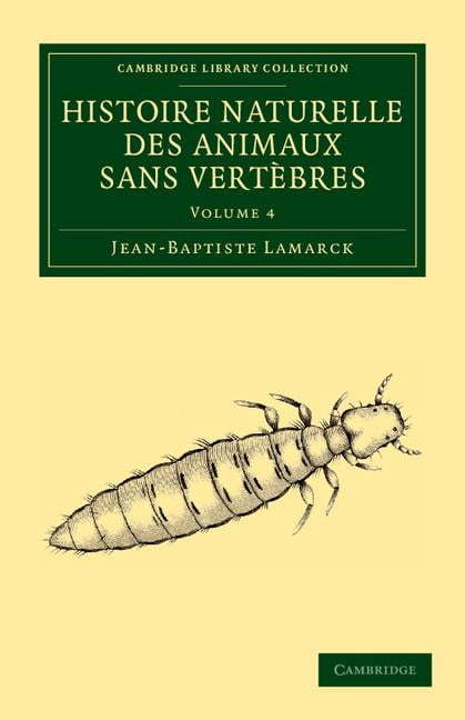 Histoire naturelle des animaux sans vertèbres Lamarck Paperback Volume 4