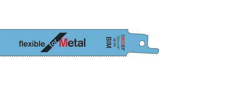 Bosch Professional Sabre saw blade S 922 EF Flexible Metal-100pk 2608656028