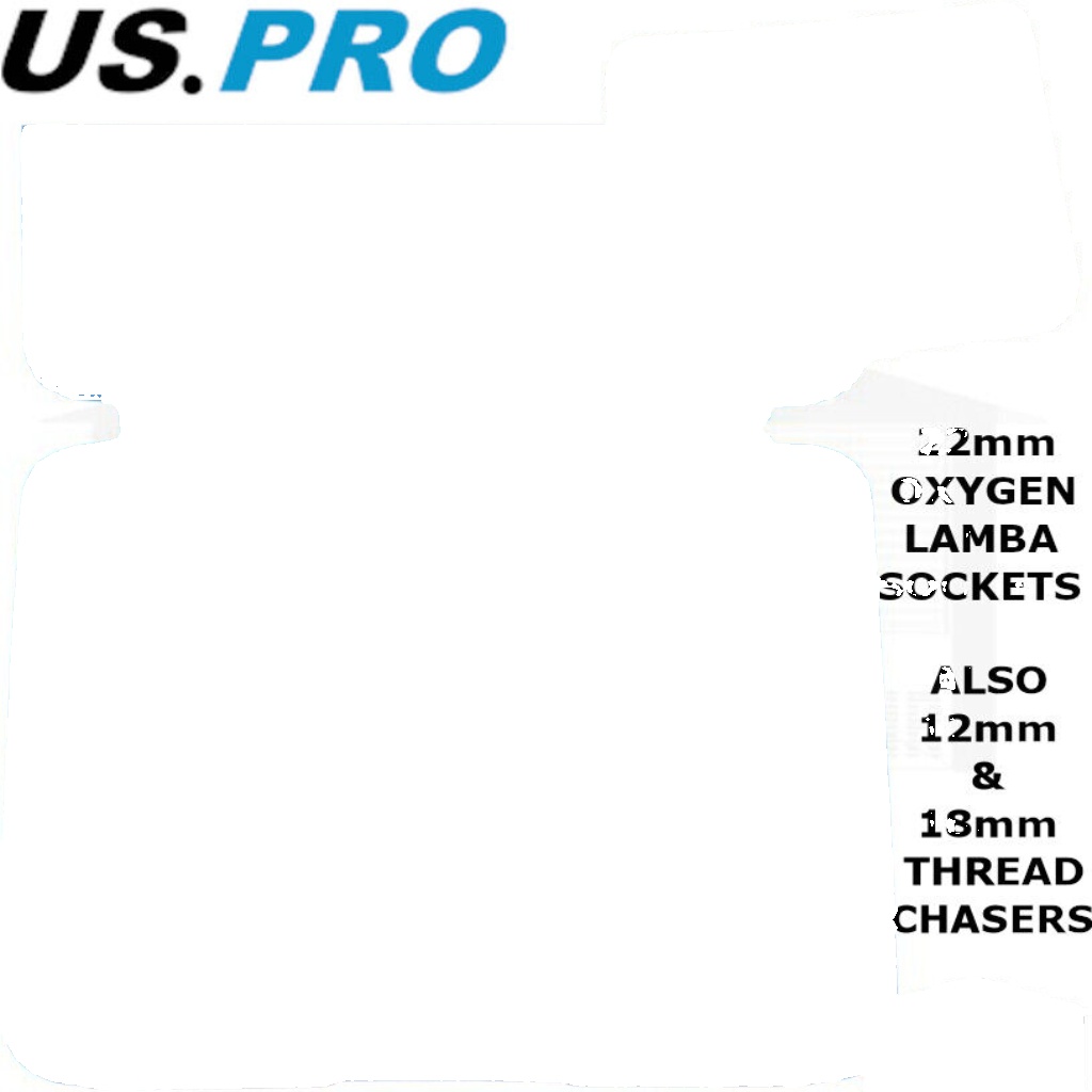 US PRO Tools 5pc Oxygen Lambda Sensor Socket, Sockets & Thread Chaser Set, 7062