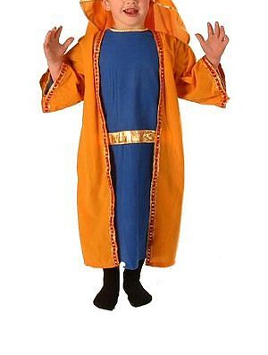 Kids Nativity Joseph Christmas Xmas Fancy Dress Costume Age 5 - 8