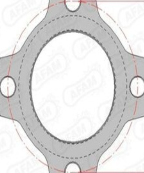 AFAM Standard Steel Sprocket 10223-Pitch 428 For Motorcycle Parts Accessories