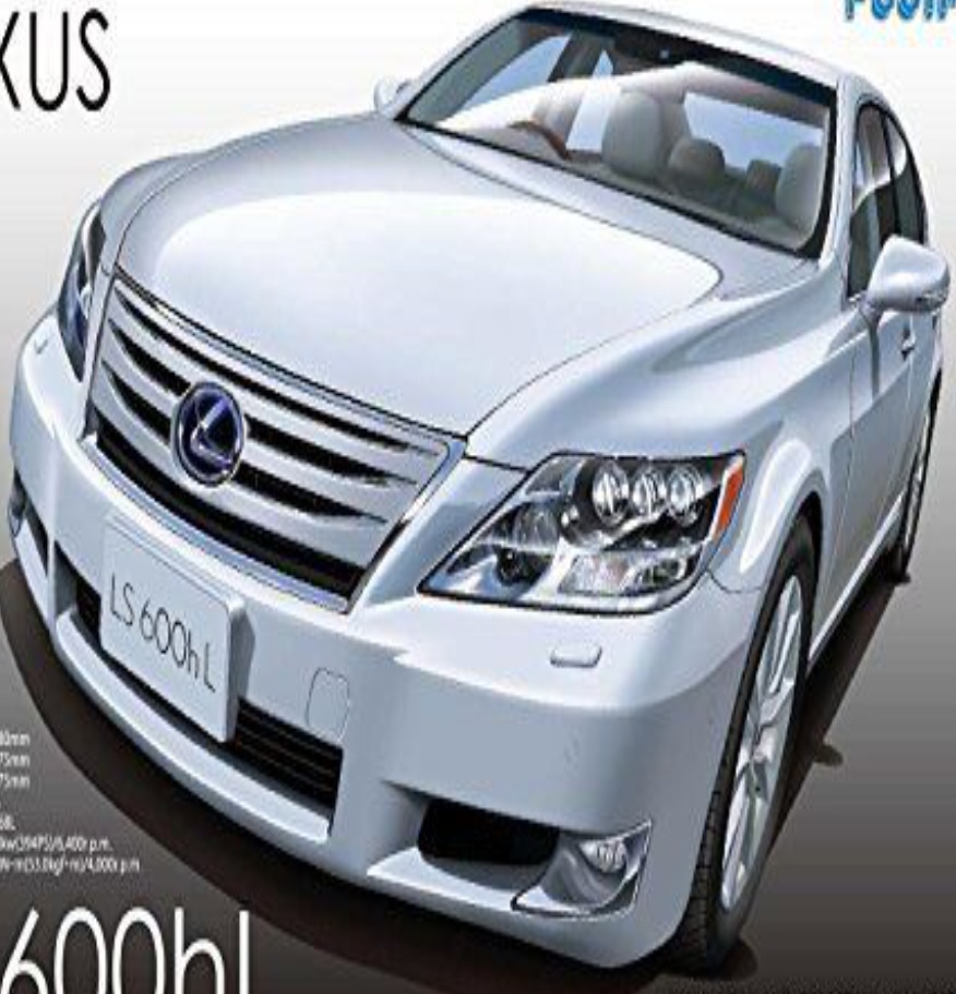 FUJIMI  038797 1:24 ID7 Lexus LS600hL 2010 Model - ID Car (inch up series)