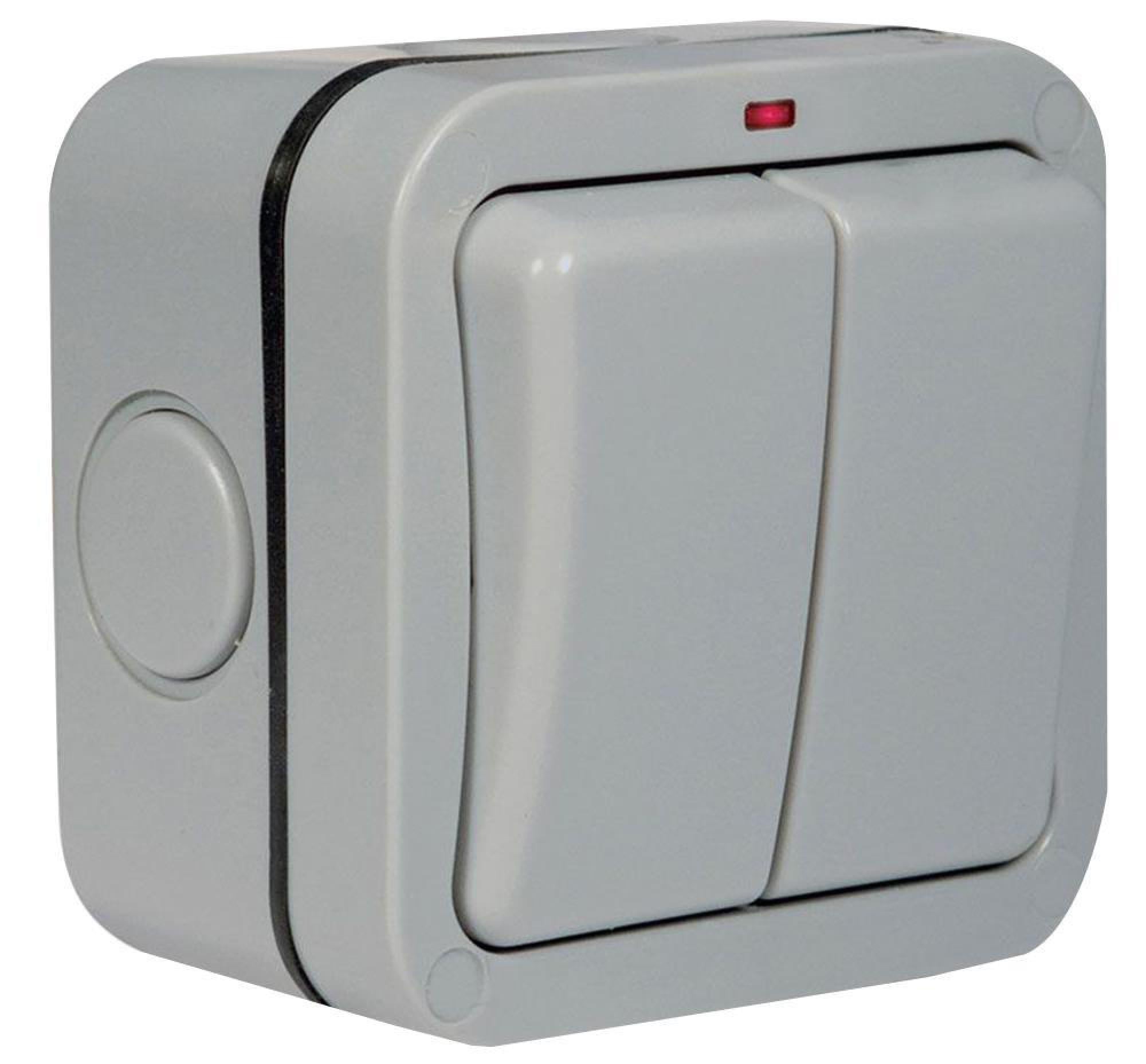BG Nexus WP42 IP66 Weatherproof Outdoor Double Switch 2Way 20A