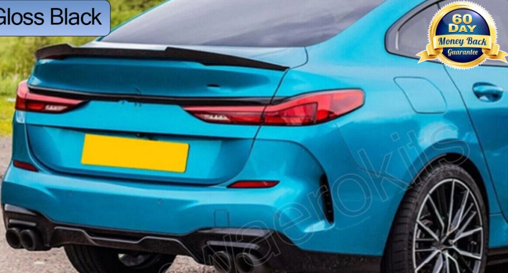 FOR BMW 2SERIES F44 GRAN COUPE GLOSS BLACK TRUNK BOOT SPOILER LIP M4 STYLE 2020+