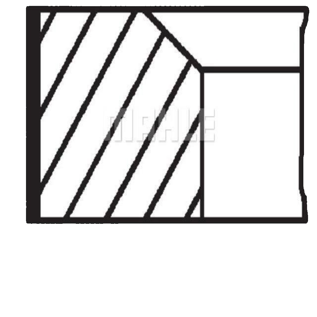 021 58 V0 MAHLE Piston Ring Kit for ,NISSAN,OPEL,RENAULT,VAUXHALL,VOLVO