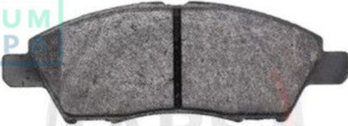 Brake pads 37891 A.B.S. for NISSAN MICRA IV NOTE