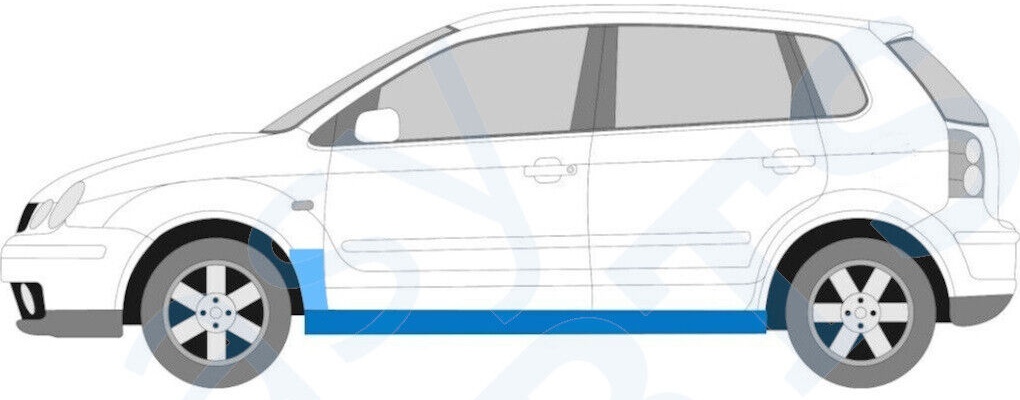 VOLKSWAGEN POLO 9N 2001-2009 5 DOOR FULL SILL + FRONT WING REPAIR PANEL / RIGHT