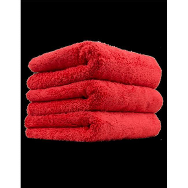 Chemical Guys Happy Ending Edgeless Microfiber Towel Red 16in x 16in