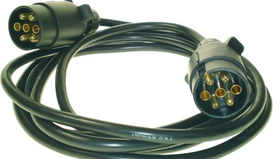 Maypole 5888 7 Pin 2.5m 2x7 Pin Plugs & 7 Core Connecting Lead