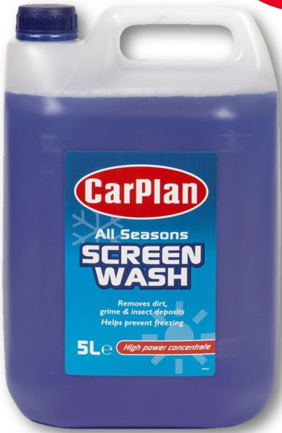 20L CarPlan Tetrosyl Autochem Screenwash 20 Litres Concentrated Screen Wash