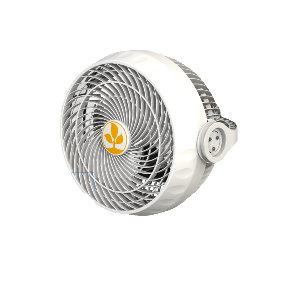 SECRET JARDIN 9"" MONKEY FAN 30w, GROW TENT POLE MOUNTED. 230MM, SPACE SAVING!