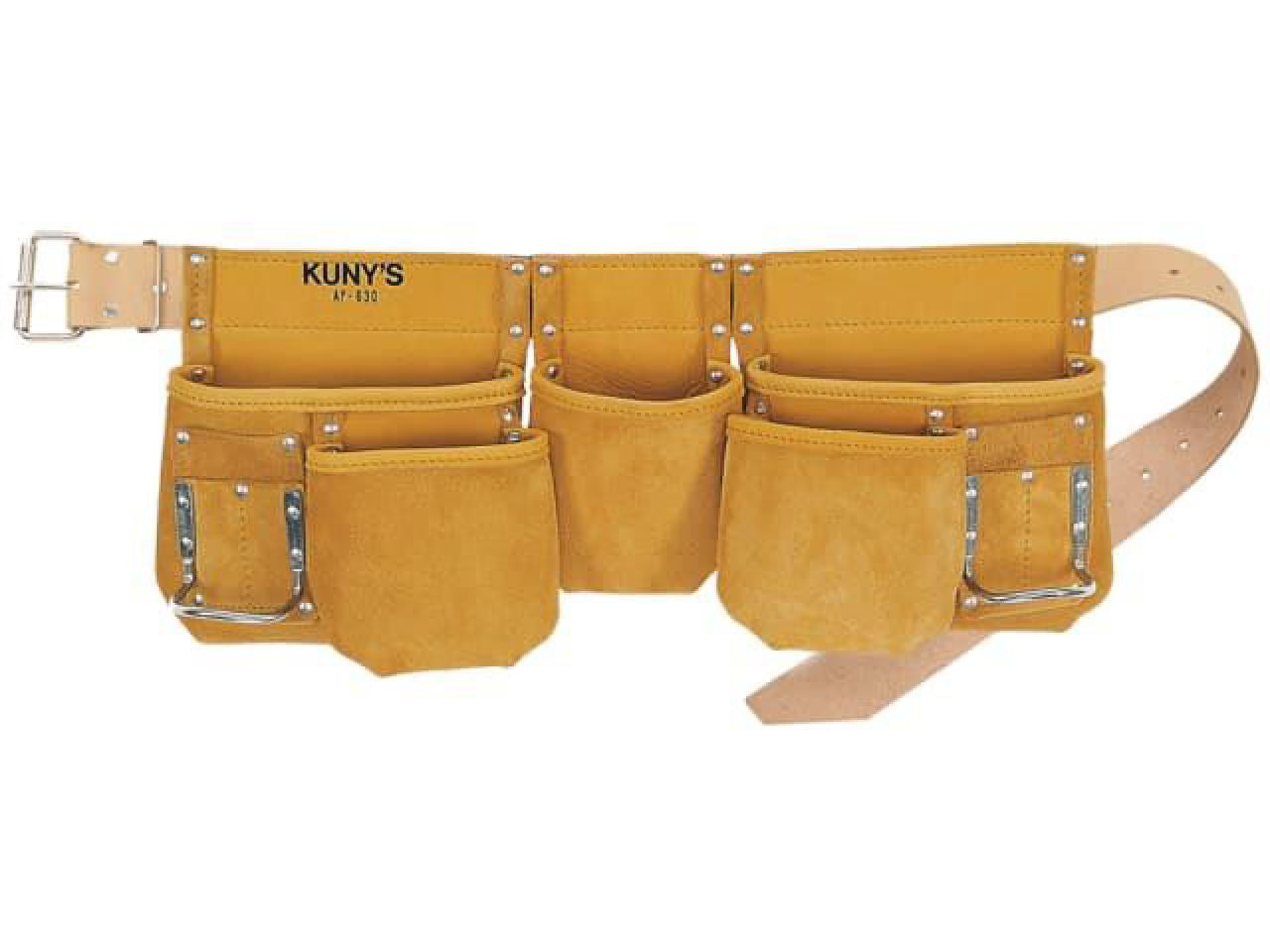 Kuny's - AP-630 Carpenter's Apron 13 Pocket Full Grain Leather