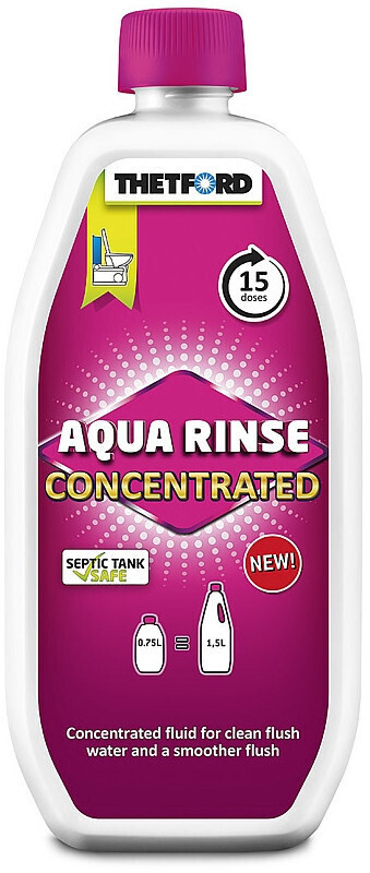 Thetford Pink Aqua Rinse Concentrate 750ml Cassette Portable Potti Toilet Loo