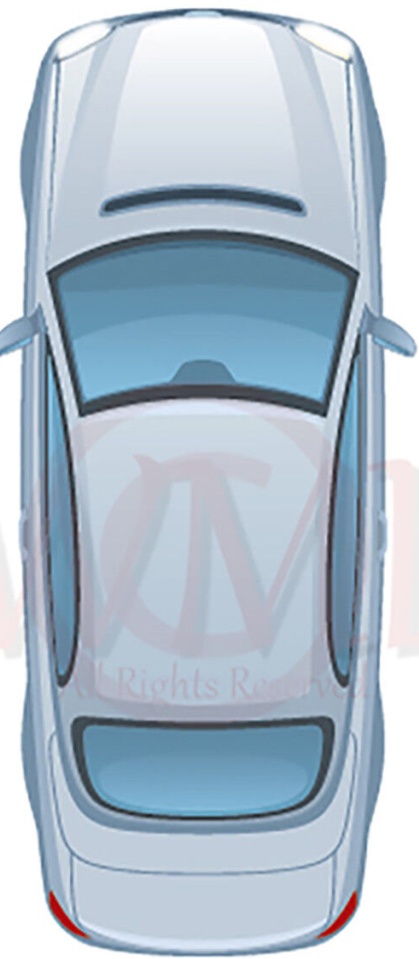 TOYOTA RAV 4 2006->2012 DOOR/WING MIRROR GLASS SILVER,NONHEATED & BASE LEFT SIDE