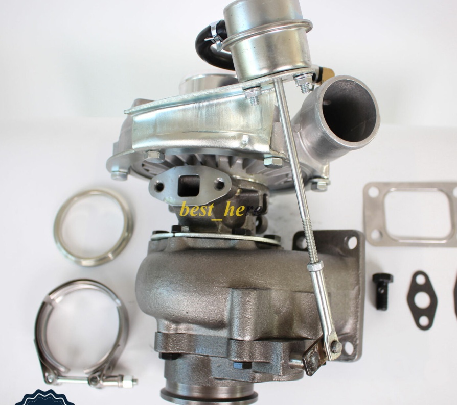 T3/T4 T04E upgraded Turbo Universal T3 Flange A/R.63 V-band Oil Turbocharger cac