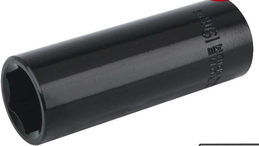 Sealey IS1219D Premier Deep Impact Socket 1/2""Sq Drive 19mm