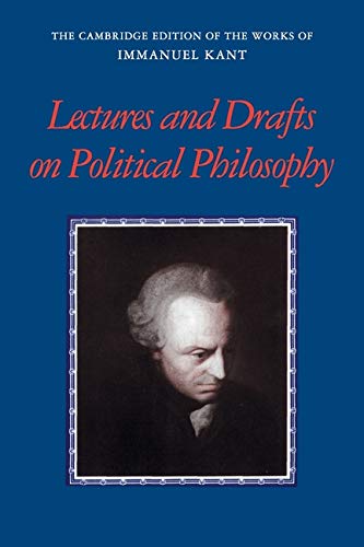 Kant: Lectures and Drafts on Political Philosophy by Frederic... - 9781108813037