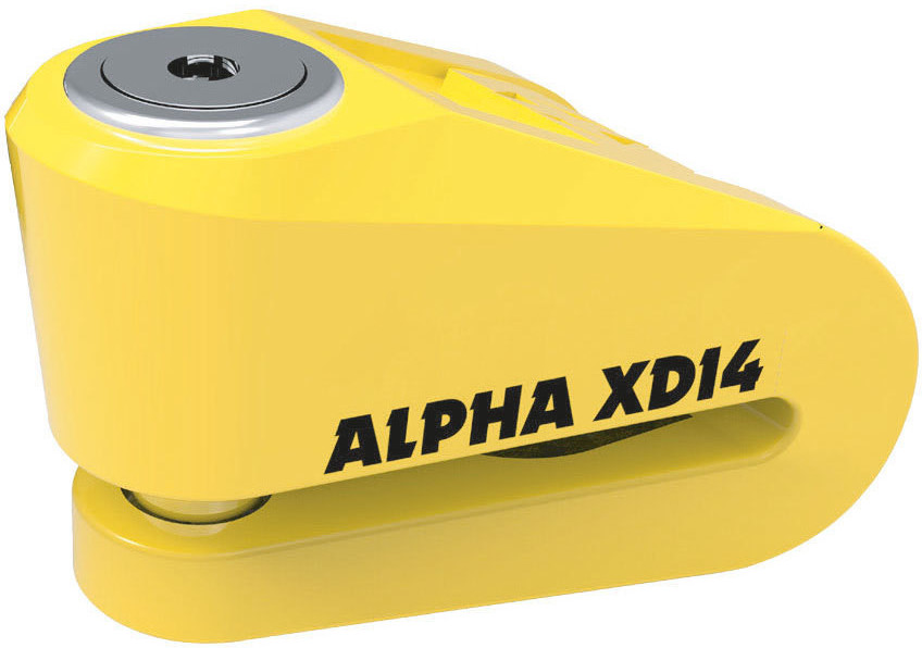 Oxford Disc Lock Alpha XD14 - Ø14mm Yellow - SRA / ART4 Certified
