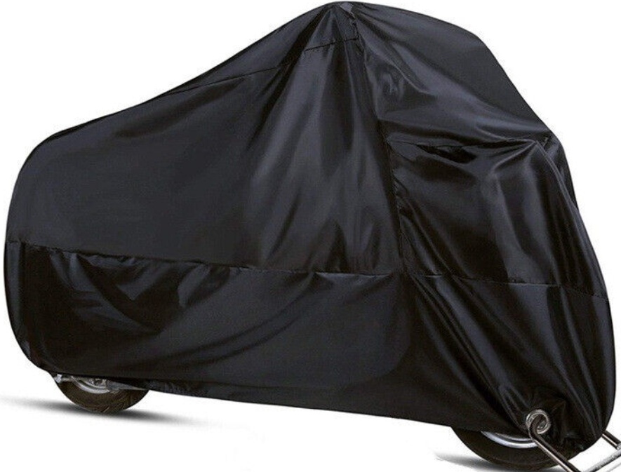 XXXXL Motorcycle Cover Bike Waterproof Outdoor Rain Dust Sun UV Protector Black