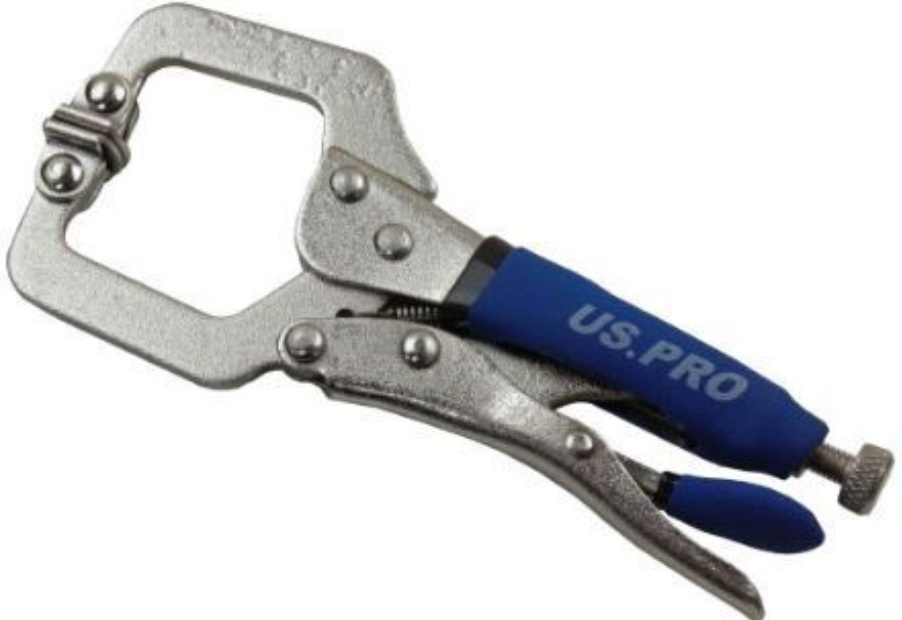 Pair of Welding Locking C Clamps US PRO 150MM Swivel Pads 6 INCH Vice Grips - Image 3