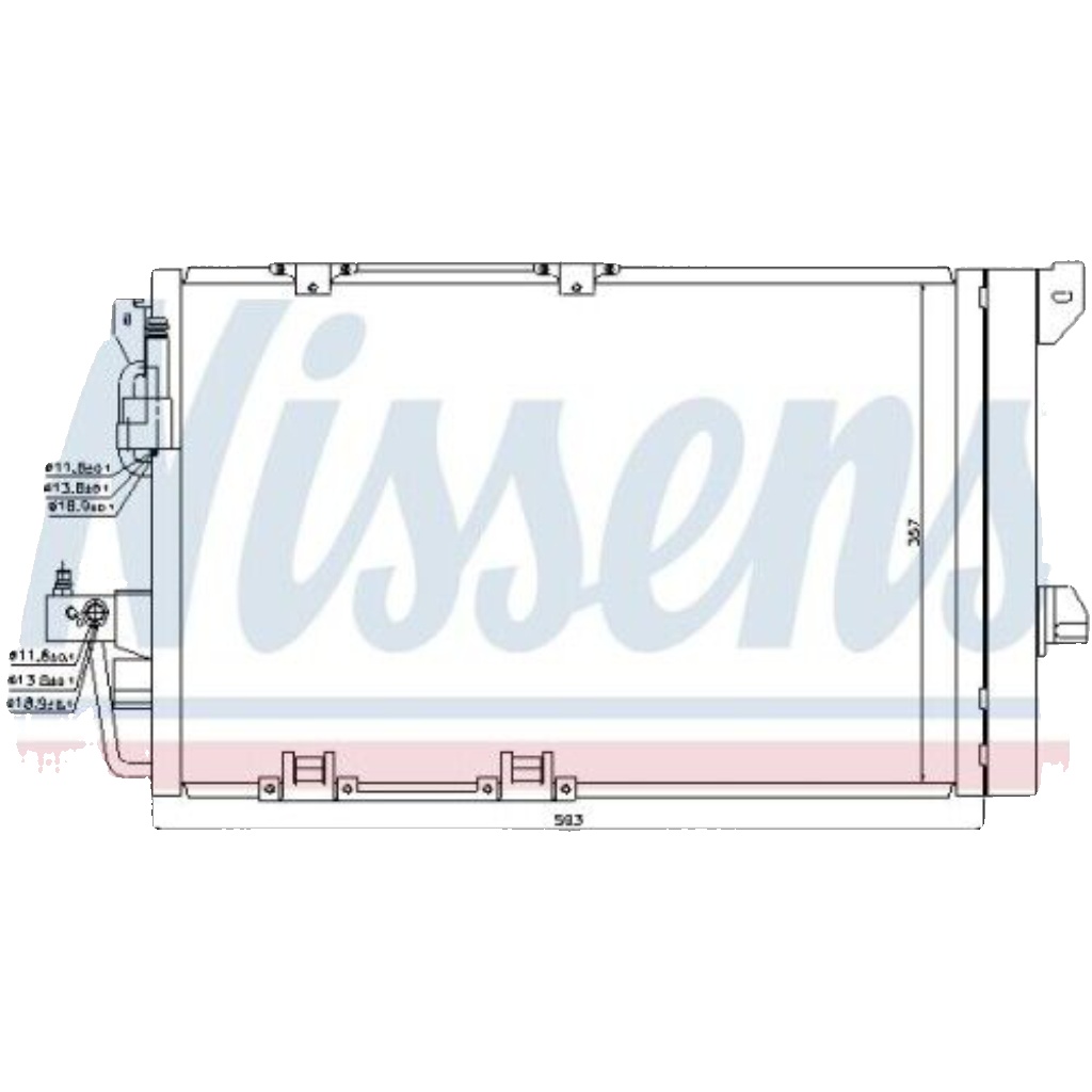 CONDENSER AIR CONDITIONING 94650 FOR VAUXHALL ZAFIRA/Mk ASTRAVAN/IV  CHEVROLET
