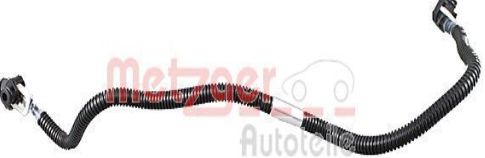 between supply pump and fuel filter METZGER 2150144 Fuel Line for MERCEDES-BENZ