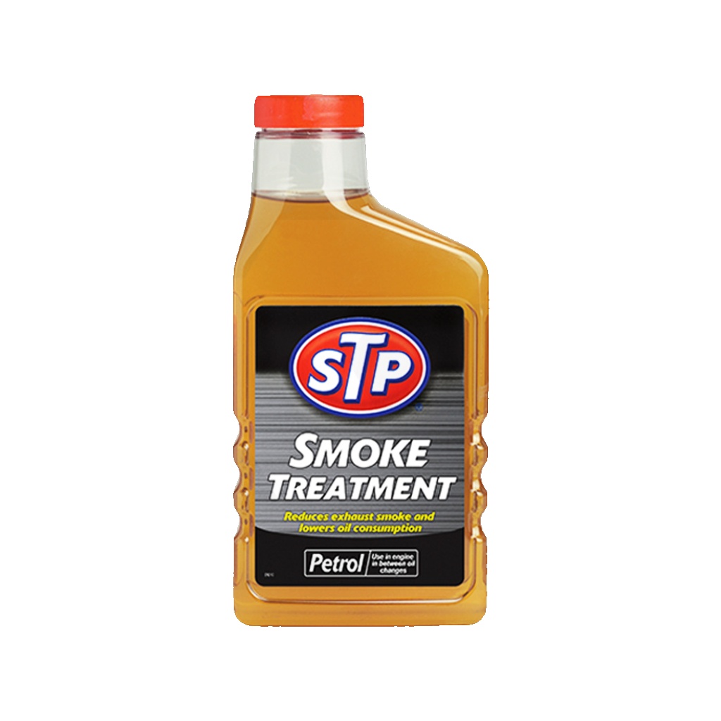 STP SMOKE TREATMENT PETROL ENGINE OIL ADDITIVE REDUCES EXHAUST SMOKE 450ml