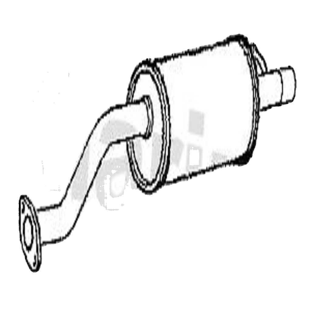 Klarius TY787E Exhaust Rear Box YARIS 1.3                11>