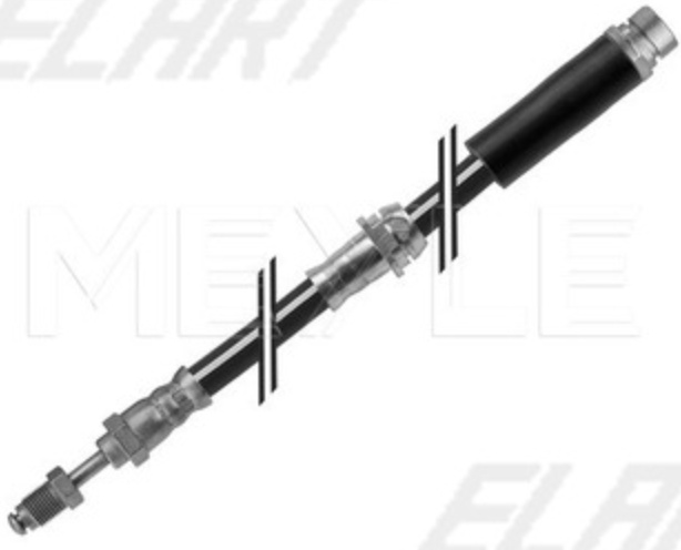 Front MEYLE GERMANY 714 525 0027 Brake Hose for FORD