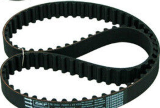 Timing belt kit with trapezoidal tooth profile VKMA 96202 SKF for SUZUKI SWIFT
