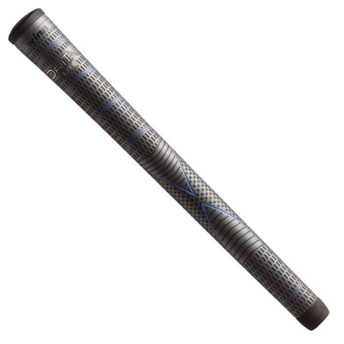 Winn Dri-Tac LITE - Midsize - Golf Grips - Dark Grey / Blue x 9