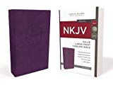 NKJV, Value Thinline Bible, Large Print, Purple Leathersoft, ... - 9780718075590