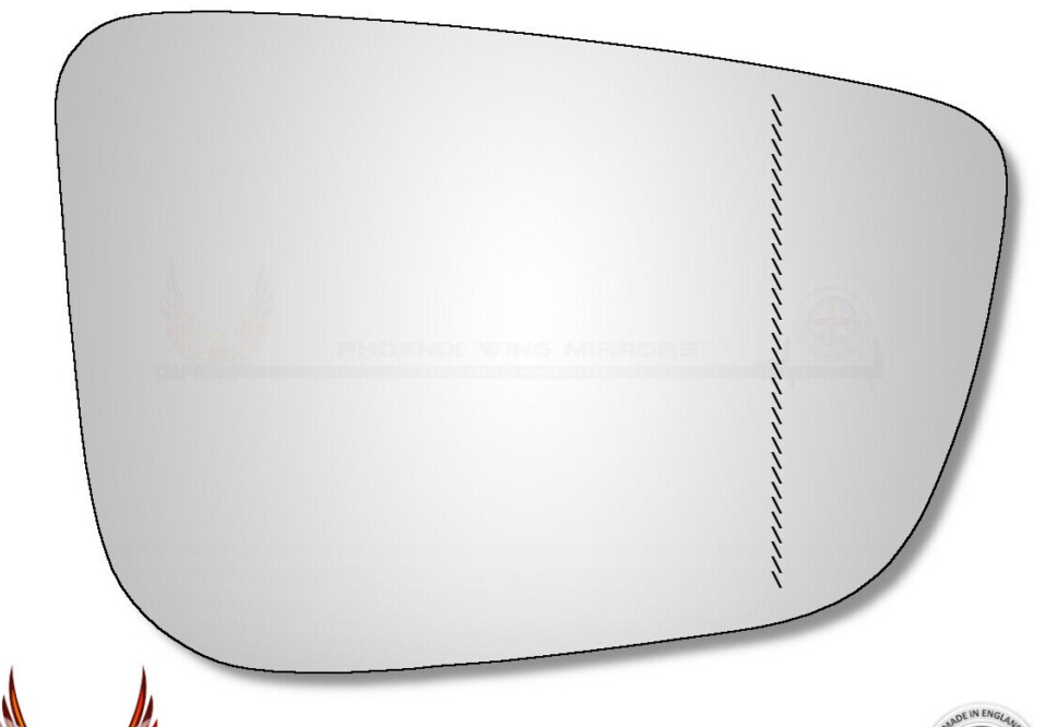 Right Hand Drivers Side BMW i4 G26 2021-2024 Wide Angle Wing Door Mirror Glass
