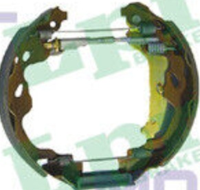 Brake shoes Pre-assembled KEG614 SAMKO for CITROËN PEUGEOT TOYOTA SUZUKI