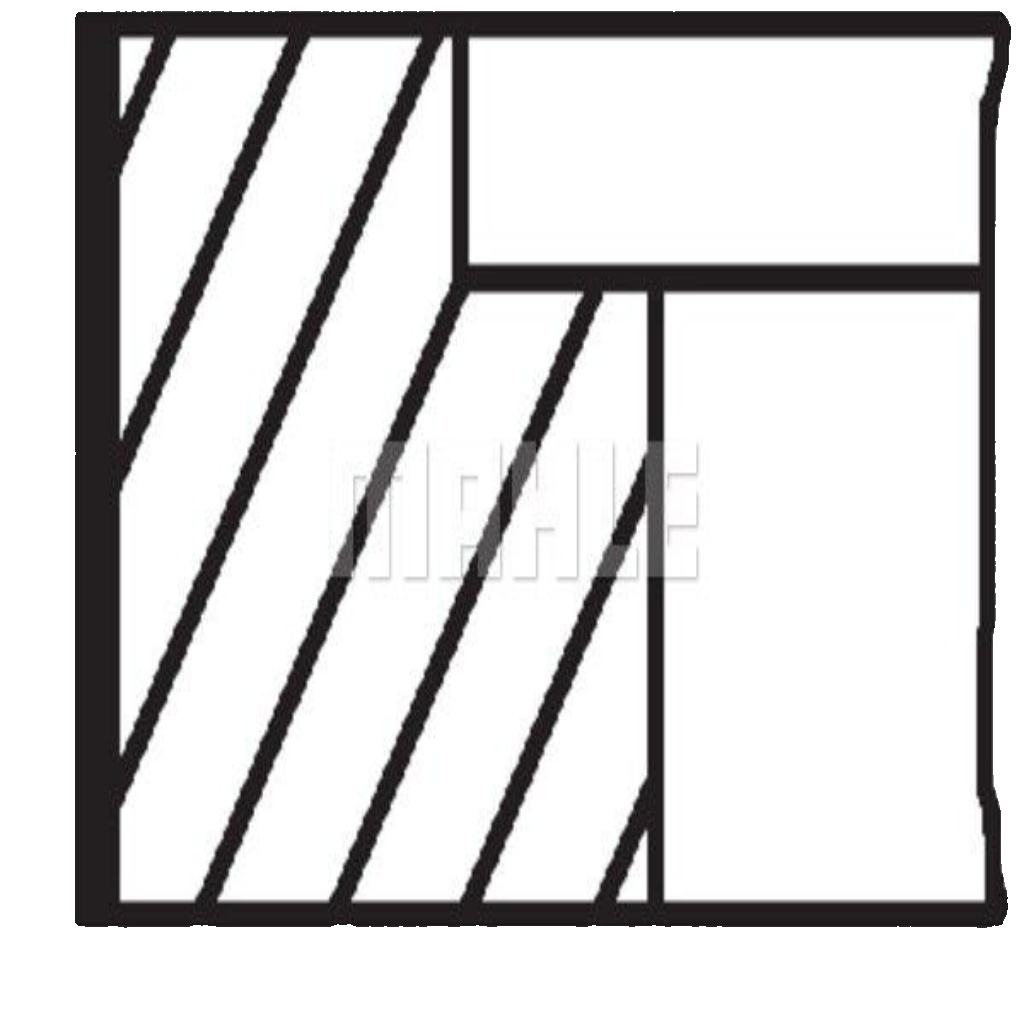 034 74 N0 MAHLE Piston Ring Kit for ARO,AUDI,SEAT,VW,VW (FAW)