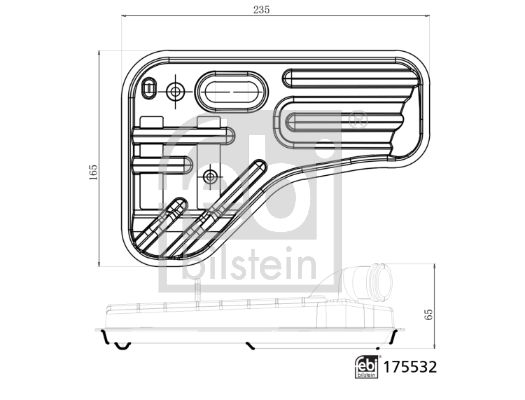 Febi Bilstein Transmission Oil Filter 175532 - OE Performance & Quality