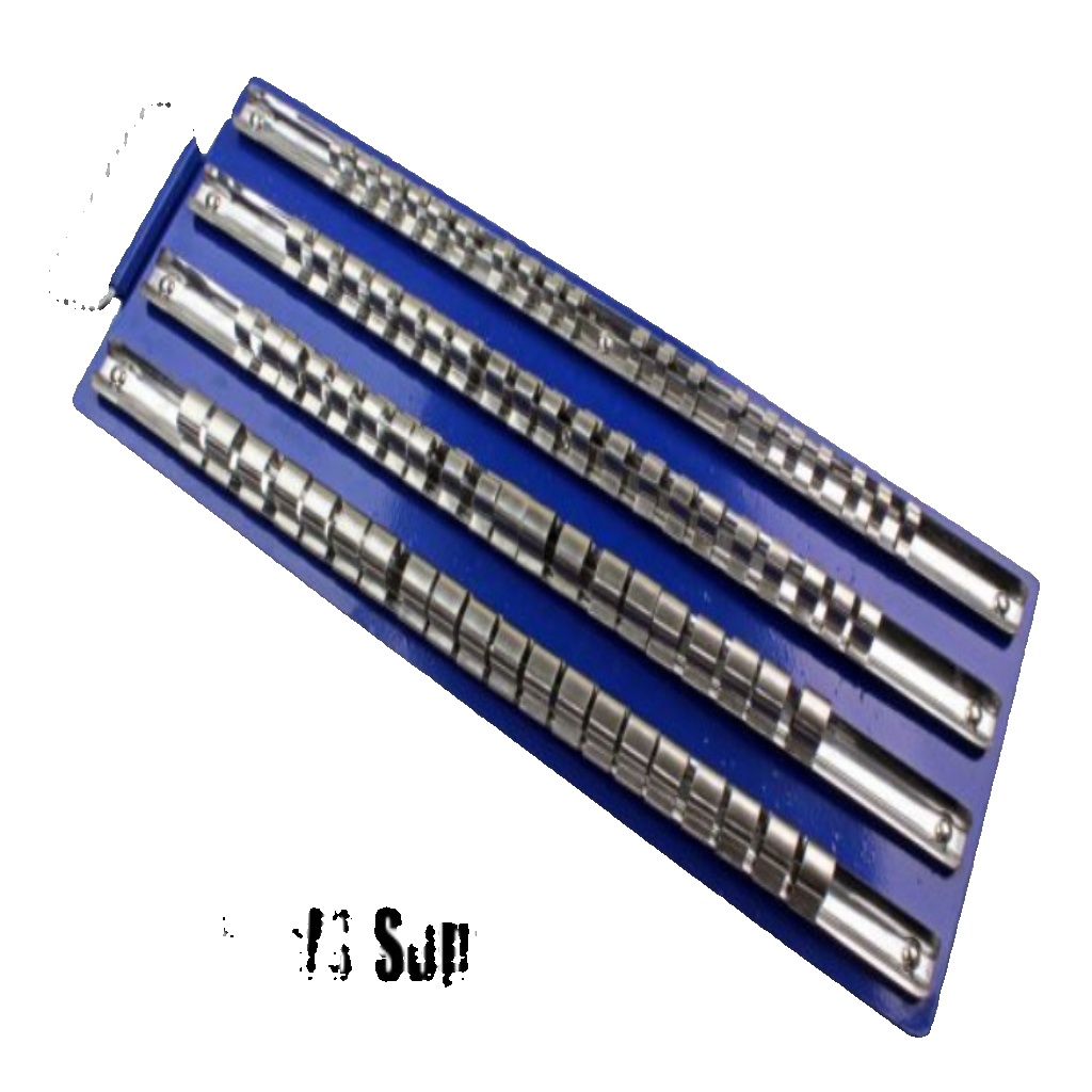 US PRO 80 Clip Metal Socket Storage Tray 1/4"", 3/8"", 1/2"" Drive 3305